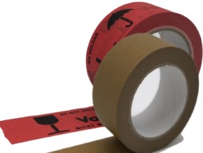 Packband - Papier-Klebeband/weiß/Naturkautschukkleber 50 mm breit x 50 m lang / VPE 36 Rollen